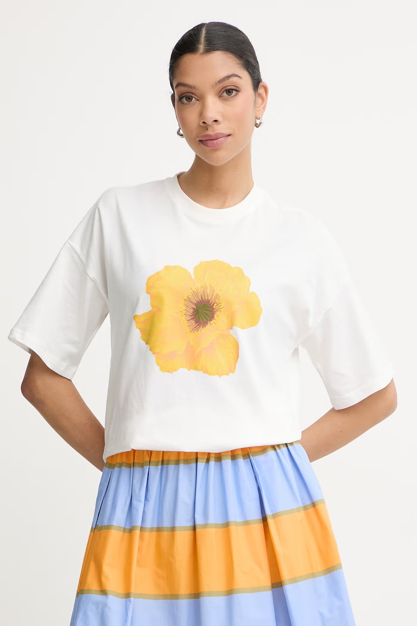 Never Fully Dressed tricou oversized pentru femei, din bumbac