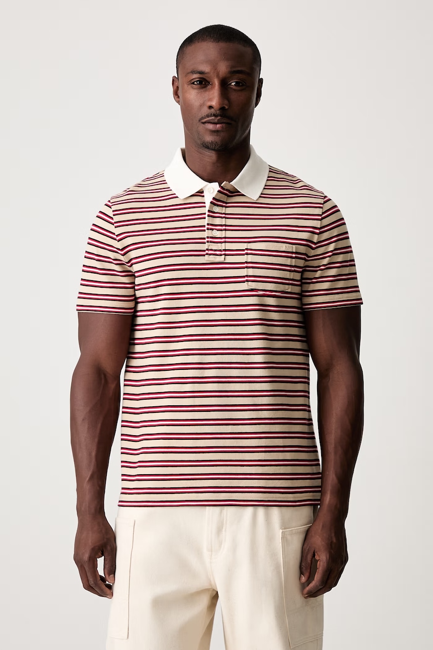 A.P.C. polo bawełniane męskie