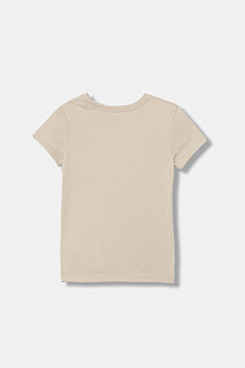 Детская хлопковая футболка Calvin Klein Jeans цвет серый IG0IG03061