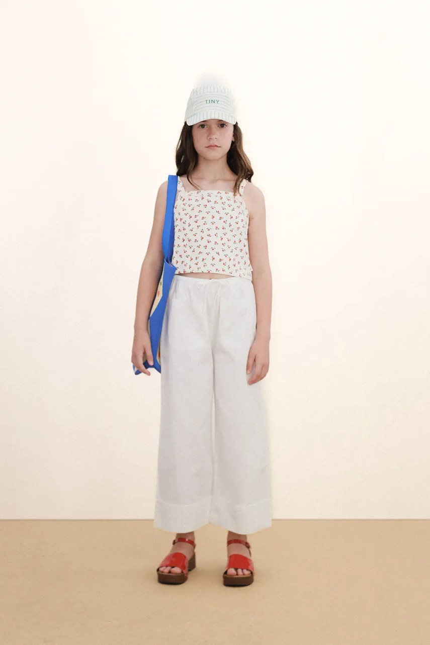 Παιδικό top Tinycottons TINY ROSES RIB TOP φωτογραφία