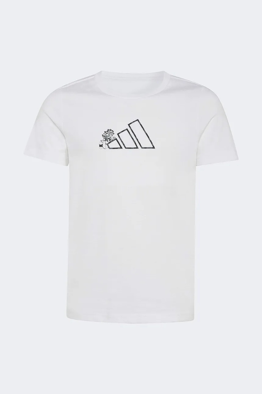 Детская хлопковая футболка adidas