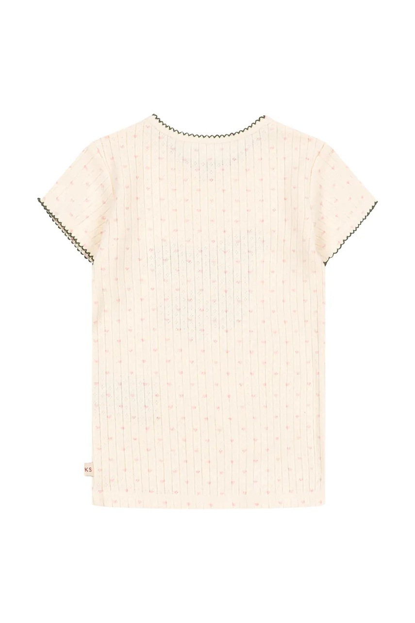 Детская хлопковая футболка Konges Sløjd MINNIE TEE GOTS