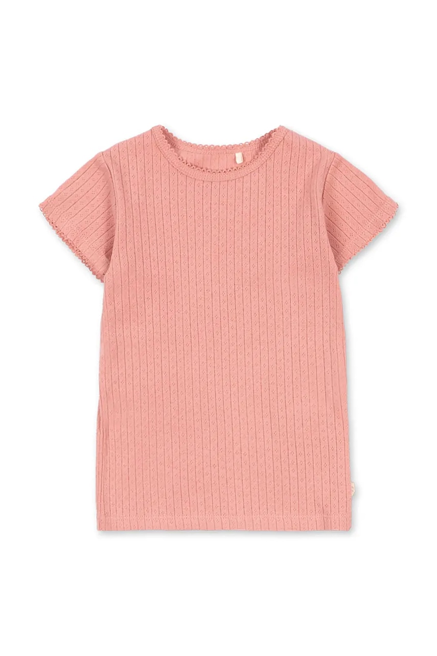 Konges Sløjd tricou de bumbac pentru copii MINNIE TEE GOTS