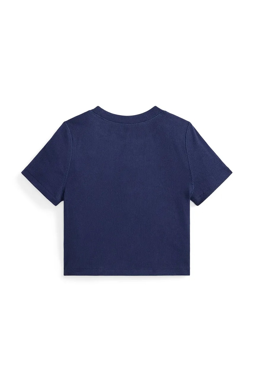 Детская хлопковая футболка Polo Ralph Lauren