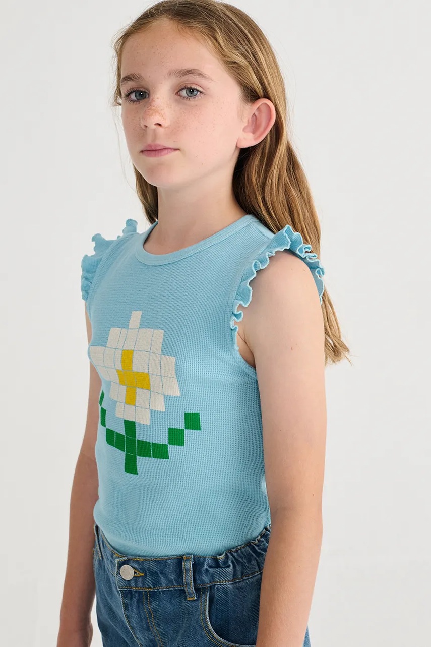 Παιδικό βαμβακερό τοπ Bobo Choses Pixel Daisy φωτογραφία