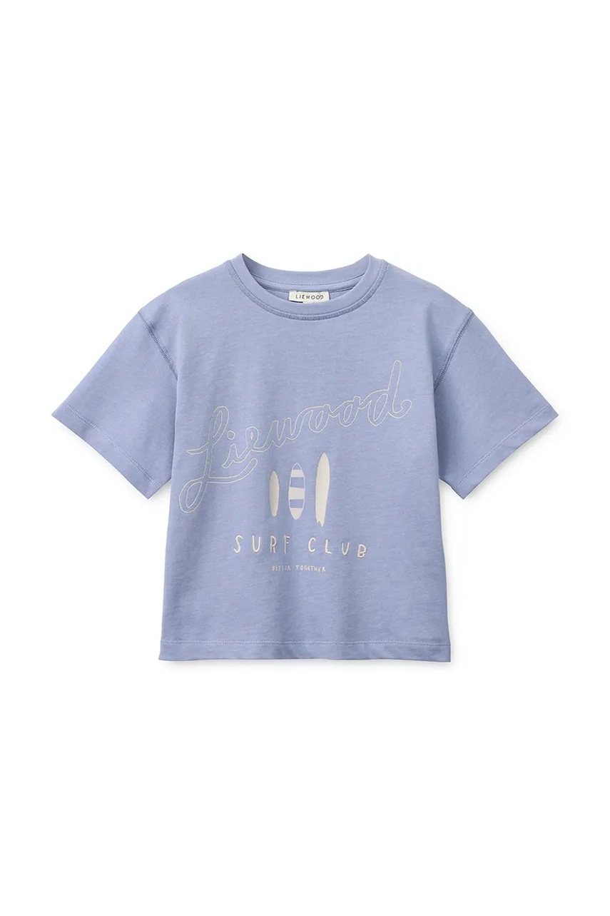 Дитяча бавовняна футболка Liewood Tyler Placement SS T-shirt