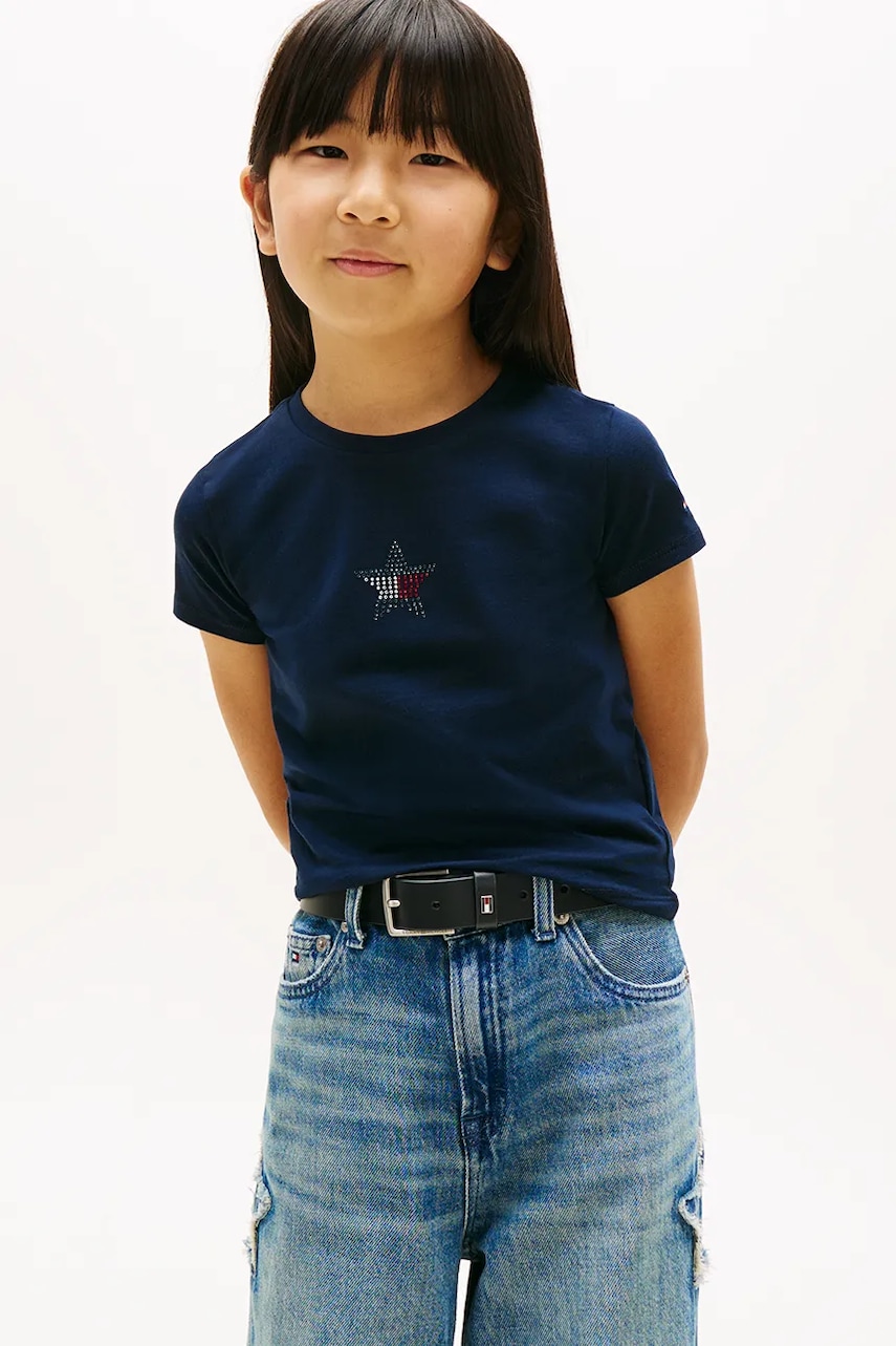 E-shop Tommy Hilfiger tričko dětské bavlněné s elastanem