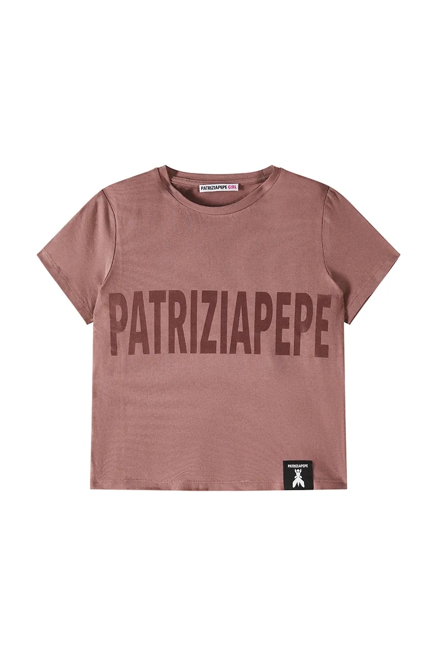 Patrizia Pepe tricou de bumbac pentru copii J331
