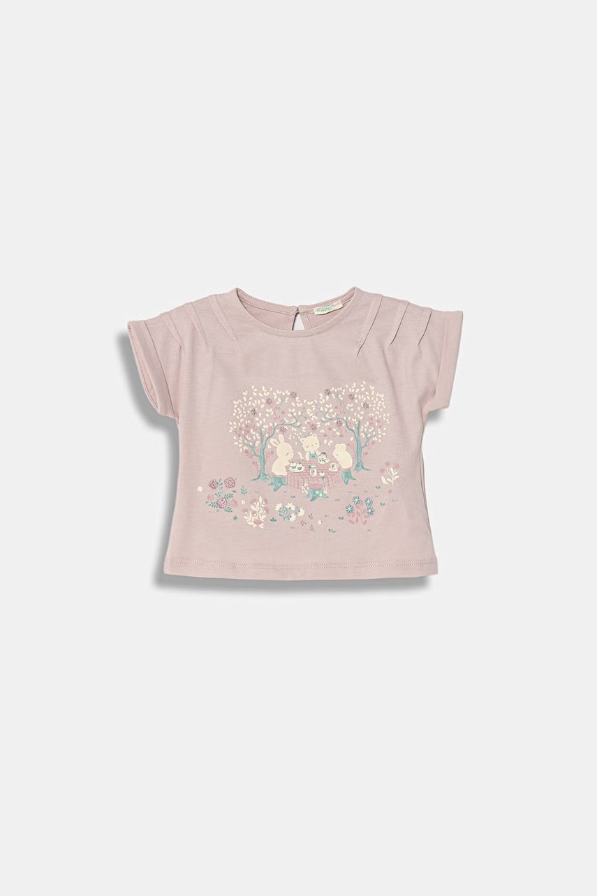 United Colors of Benetton tricou pentru bebeluși de bumbac