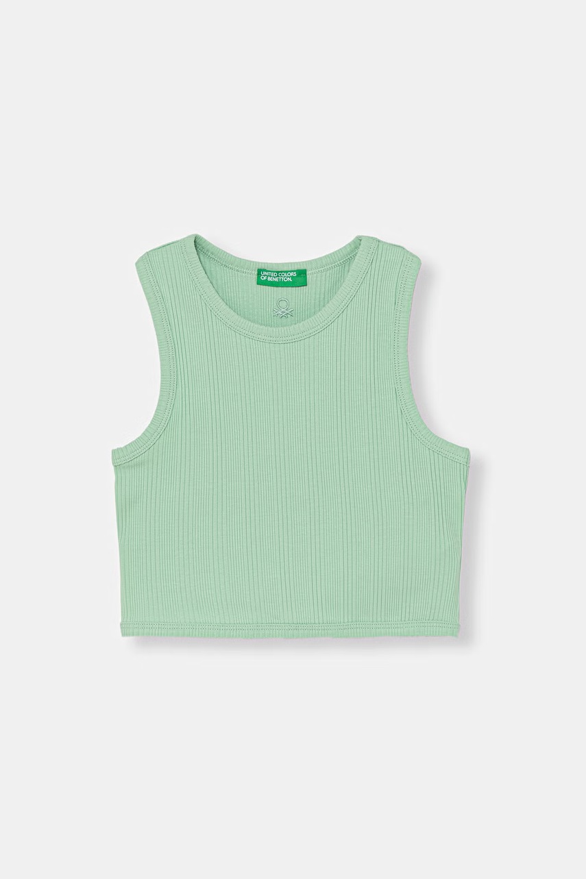 United Colors of Benetton top dětský bavlněný s elastanem