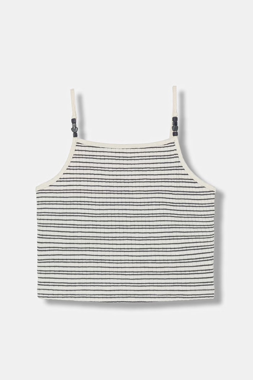 E-shop United Colors of Benetton crop top dětské s bavlnou