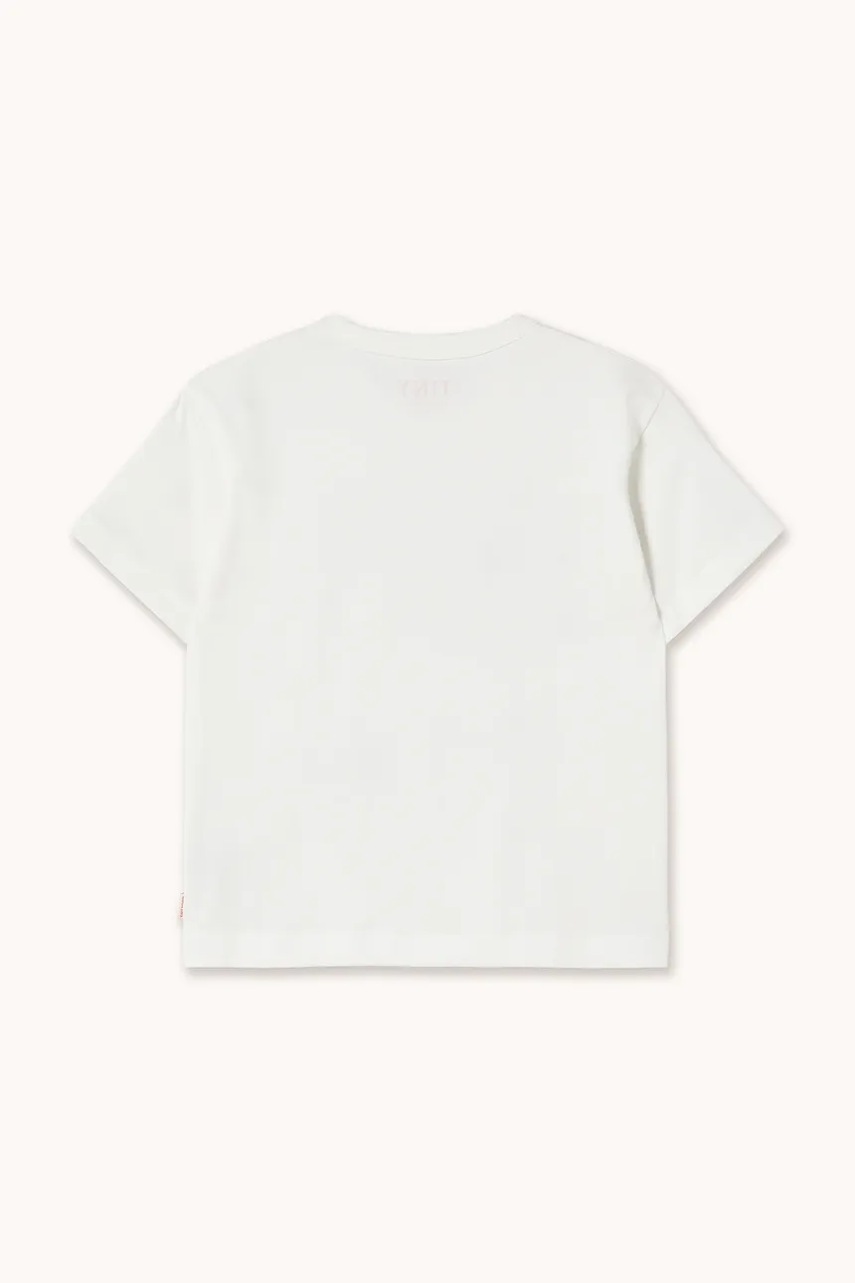 Дитяча бавовняна футболка Tinycottons POODLE GRAPHIC TEE