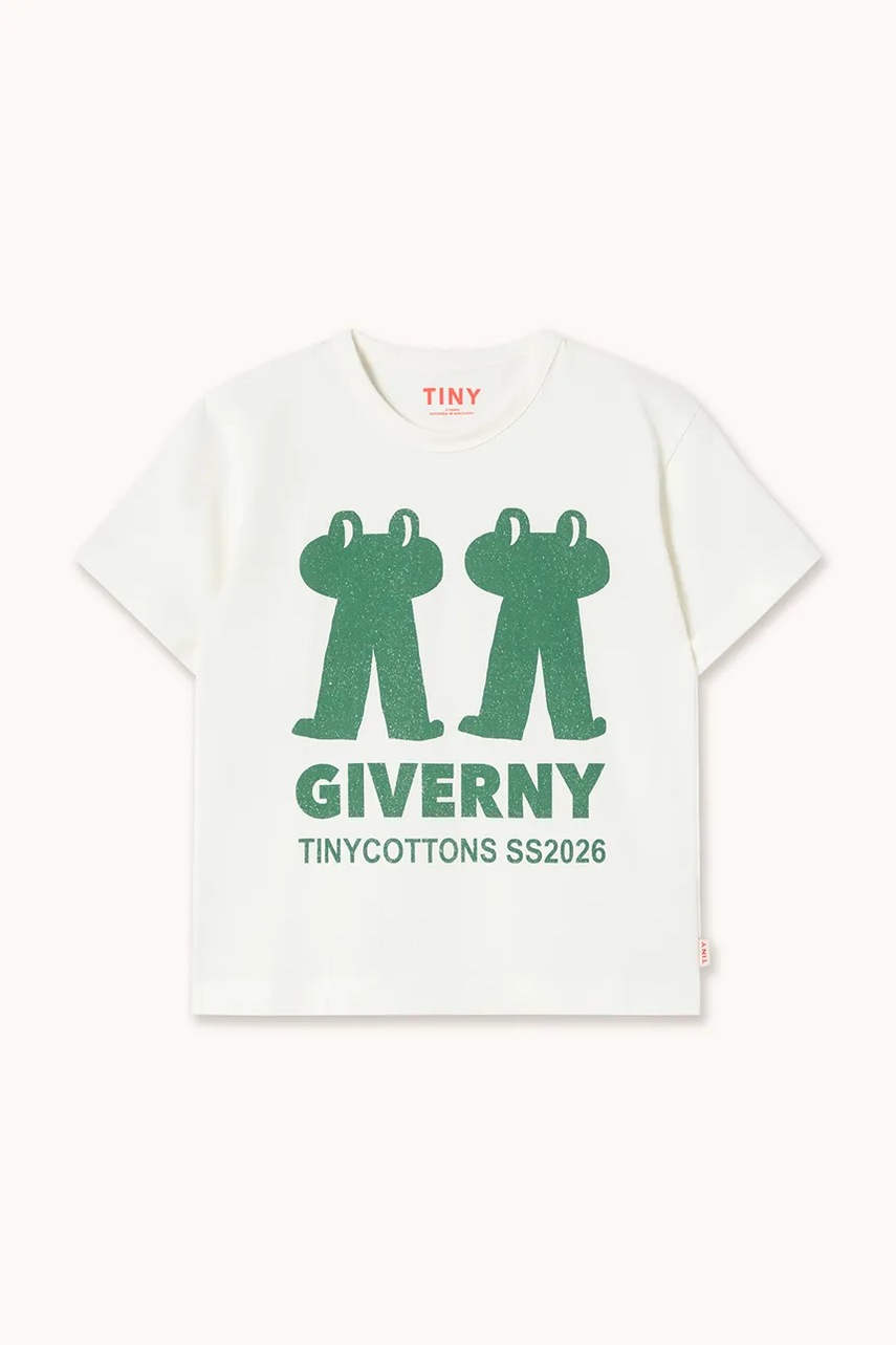 Дитяча бавовняна футболка Tinycottons FROG & FROG GRAPHIC TEE