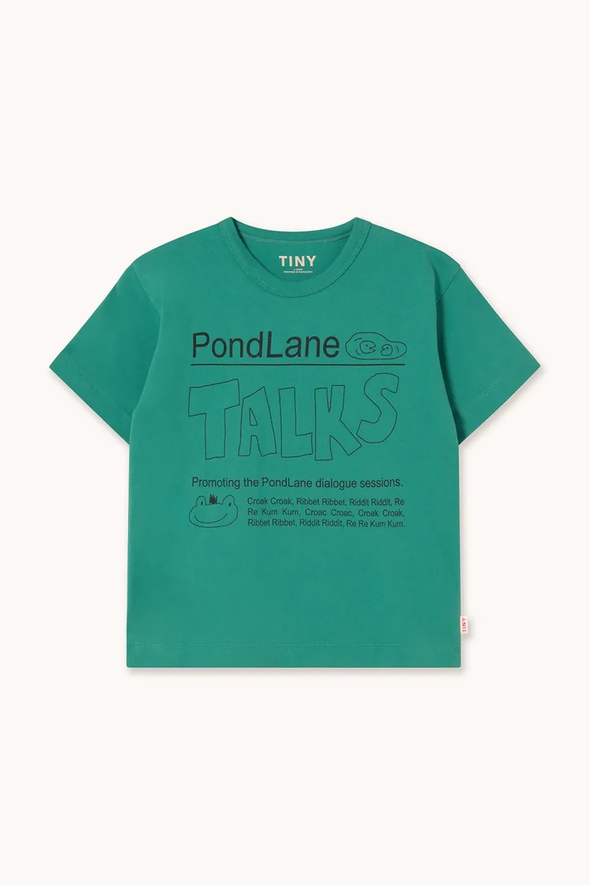 Дитяча бавовняна футболка Tinycottons PONDLANE GRAPHIC TEE