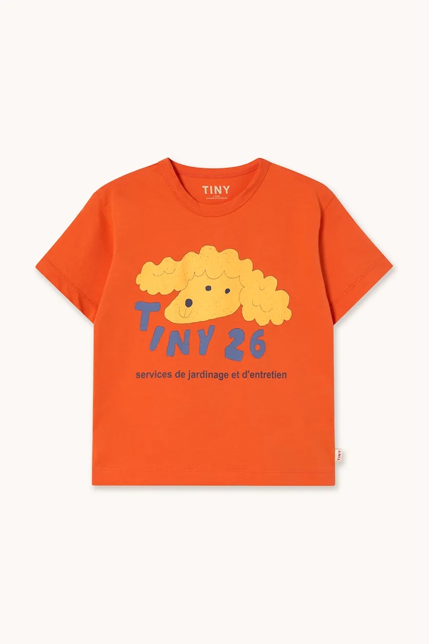 E-shop Dětské bavlněné tričko Tinycottons YELLOW DOG GRAPHIC TEE