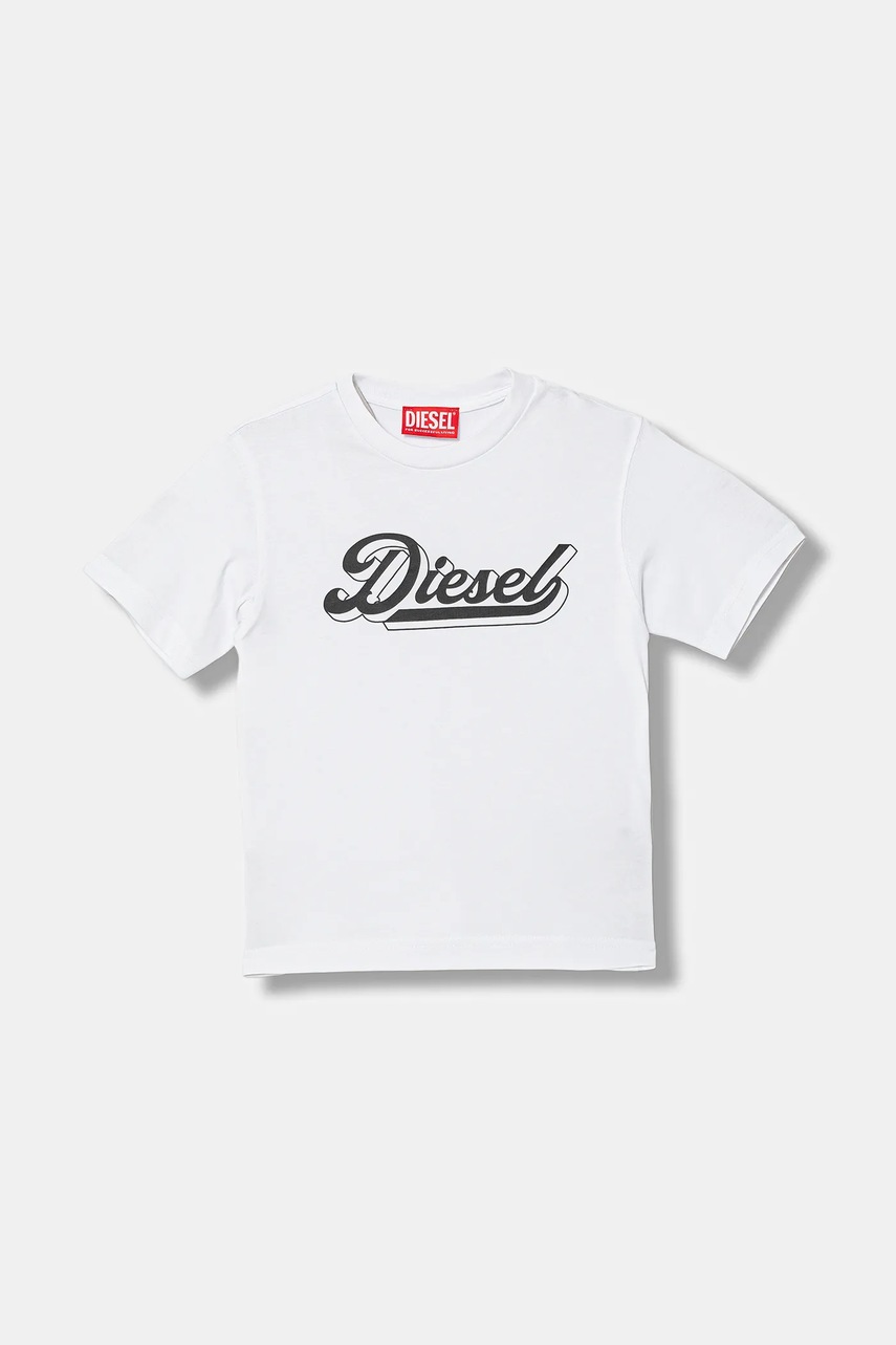 Diesel tricou de bumbac pentru copii TCORS OVER T-SHIRT