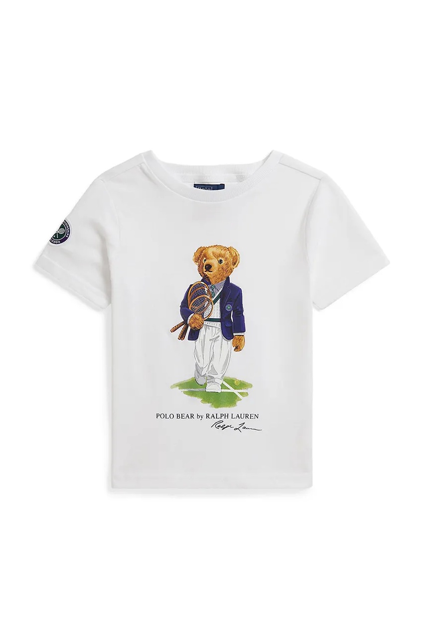 Polo Ralph Lauren tricou pentru copii din bumbac Wimbledon