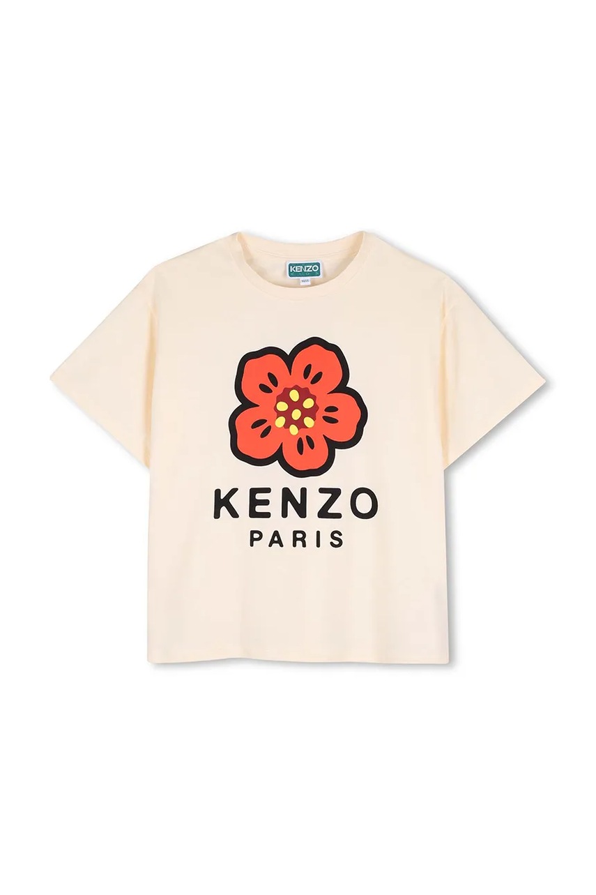 Детская хлопковая футболка Kenzo Kids