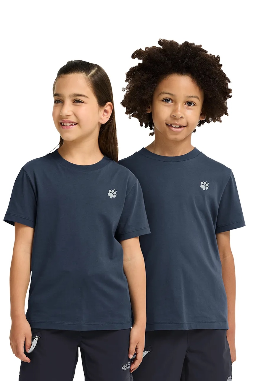 Jack Wolfskin tričko dětské bavlněné PAW T K