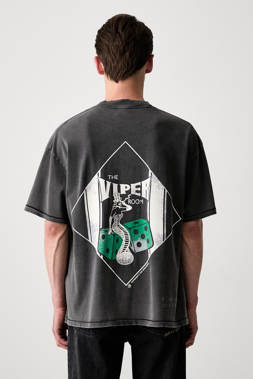 Represent THE VIPER ROOM DICE T-shirt bawełniany męski