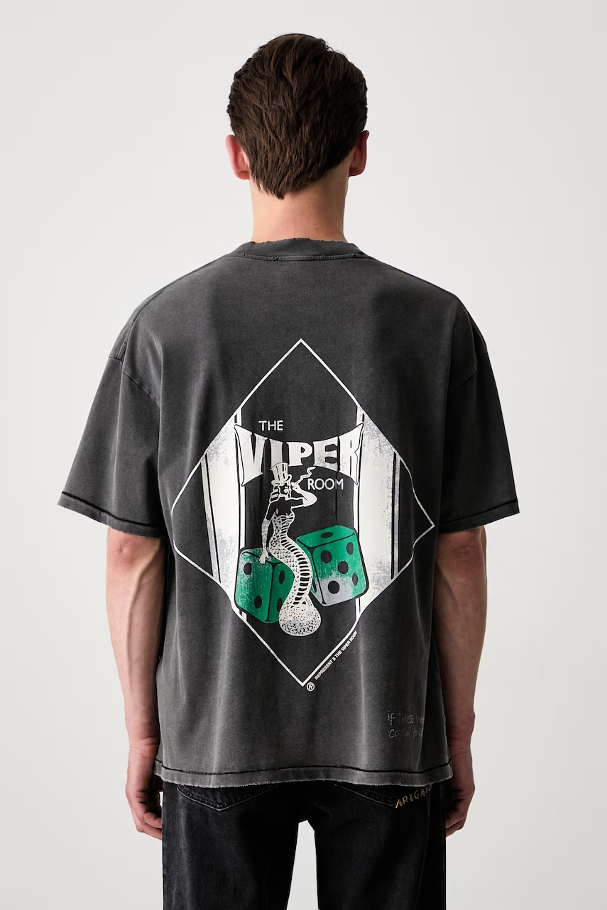 Represent THE VIPER ROOM DICE T-shirt bawełniany męski