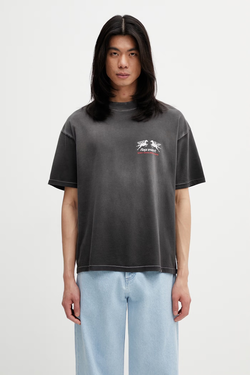 Represent 24 HOUR SERVICE T-shirt męski bawełniany (zdjęcie 3)