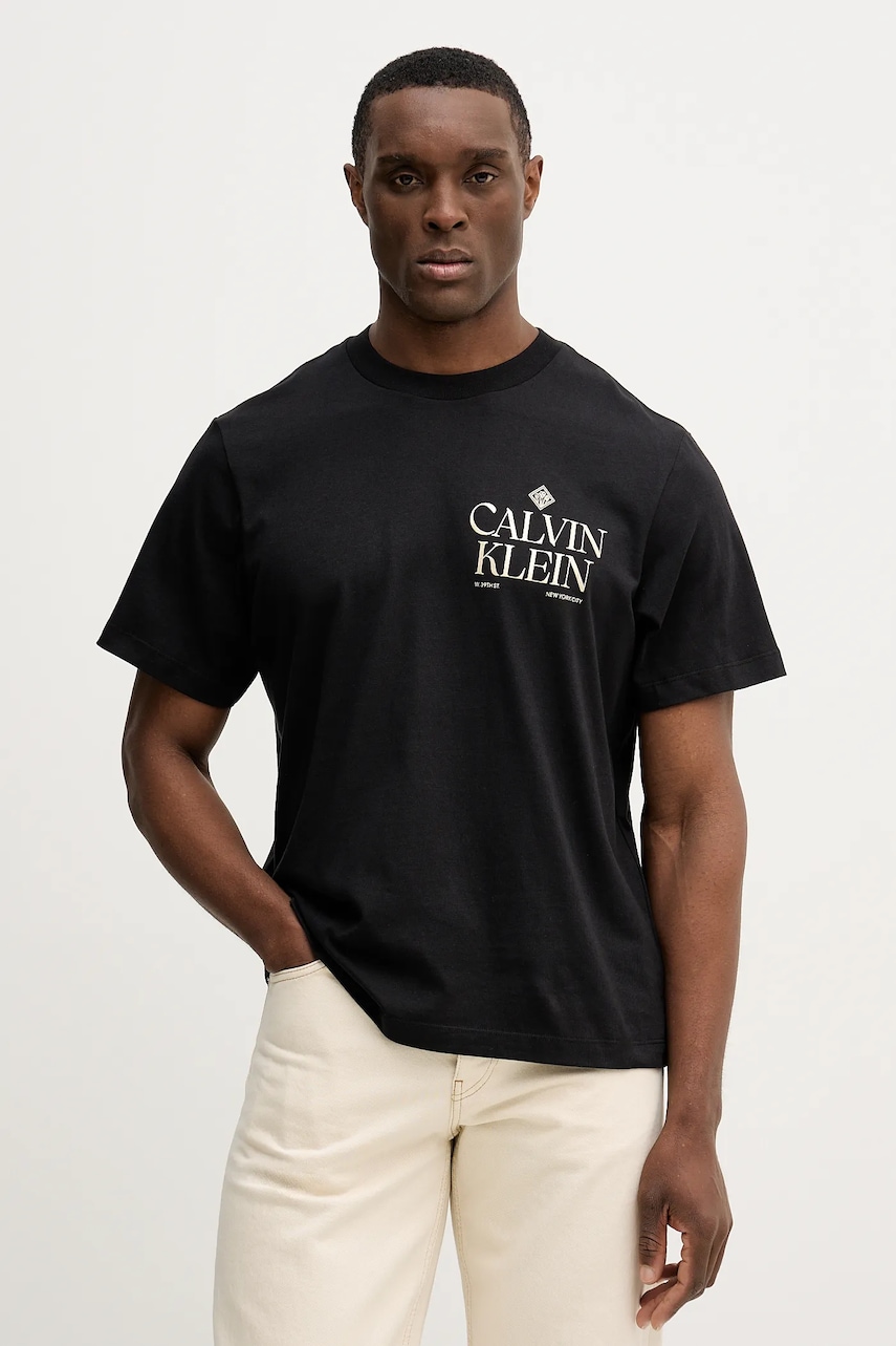 Βαμβακερό μπλουζάκι Calvin Klein Jeans