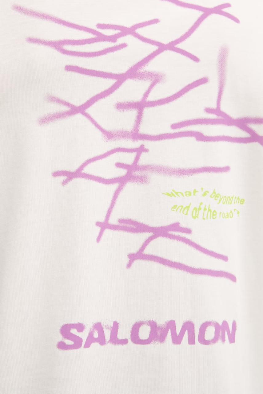 Bavlněné tričko Salomon WILD RAYS