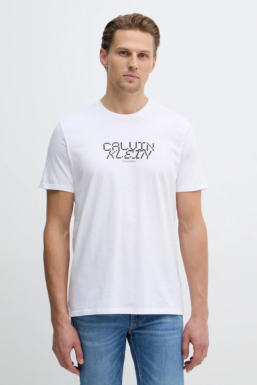 Βαμβακερό μπλουζάκι Calvin Klein Jeans