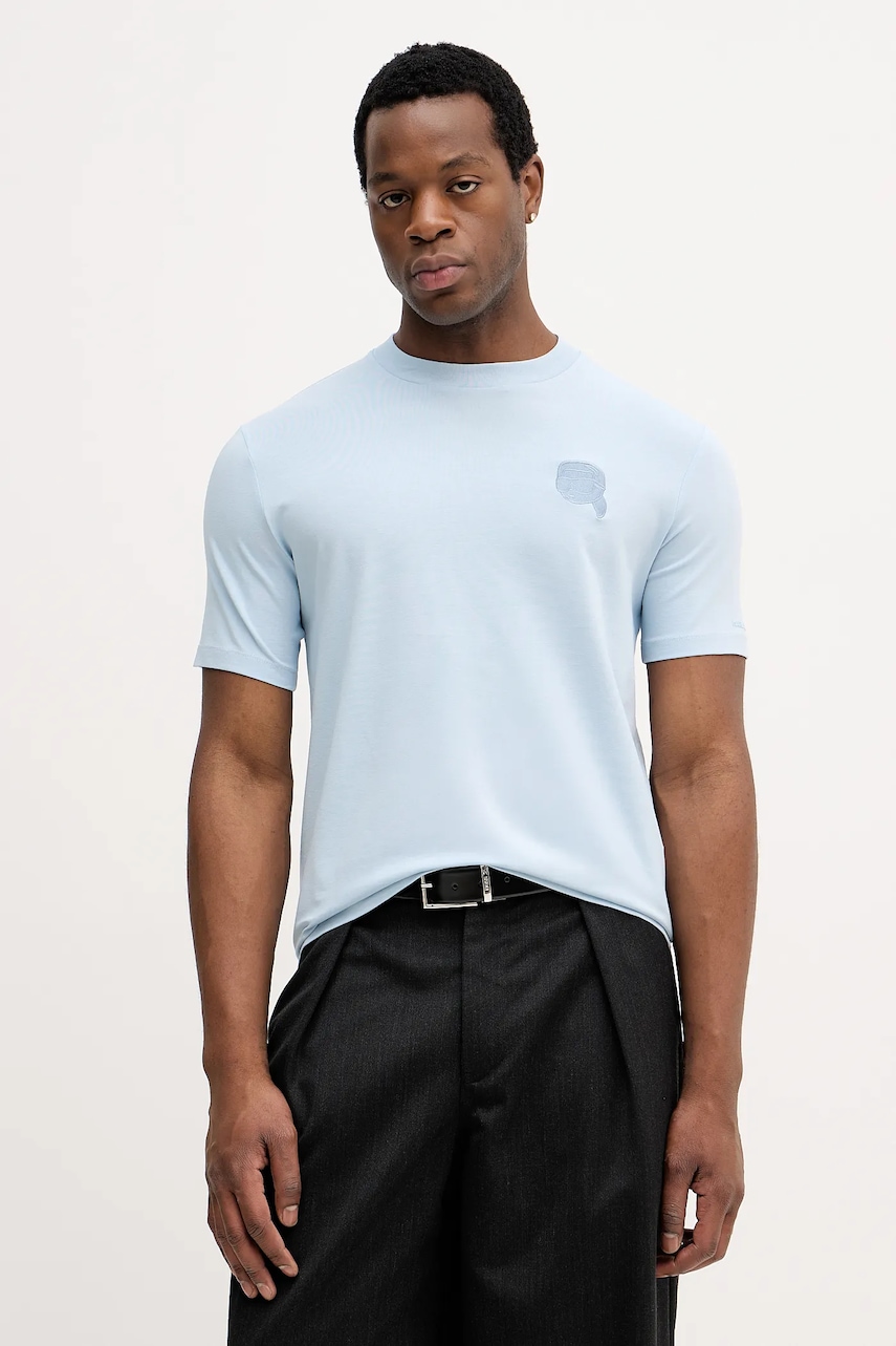 Karl Lagerfeld tricou cu imprimeu, 561235.755023