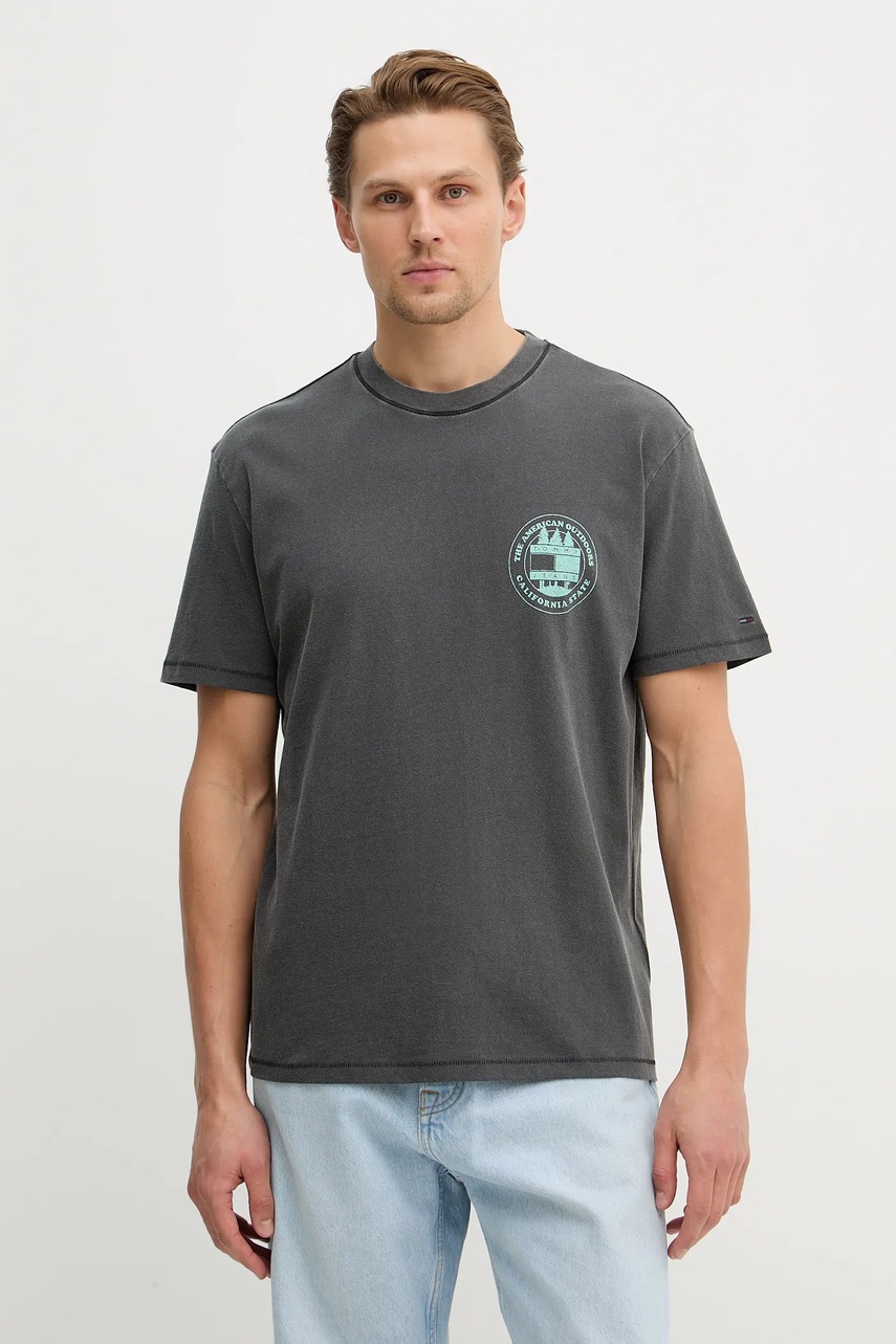 Βαμβακερό μπλουζάκι Tommy Jeans