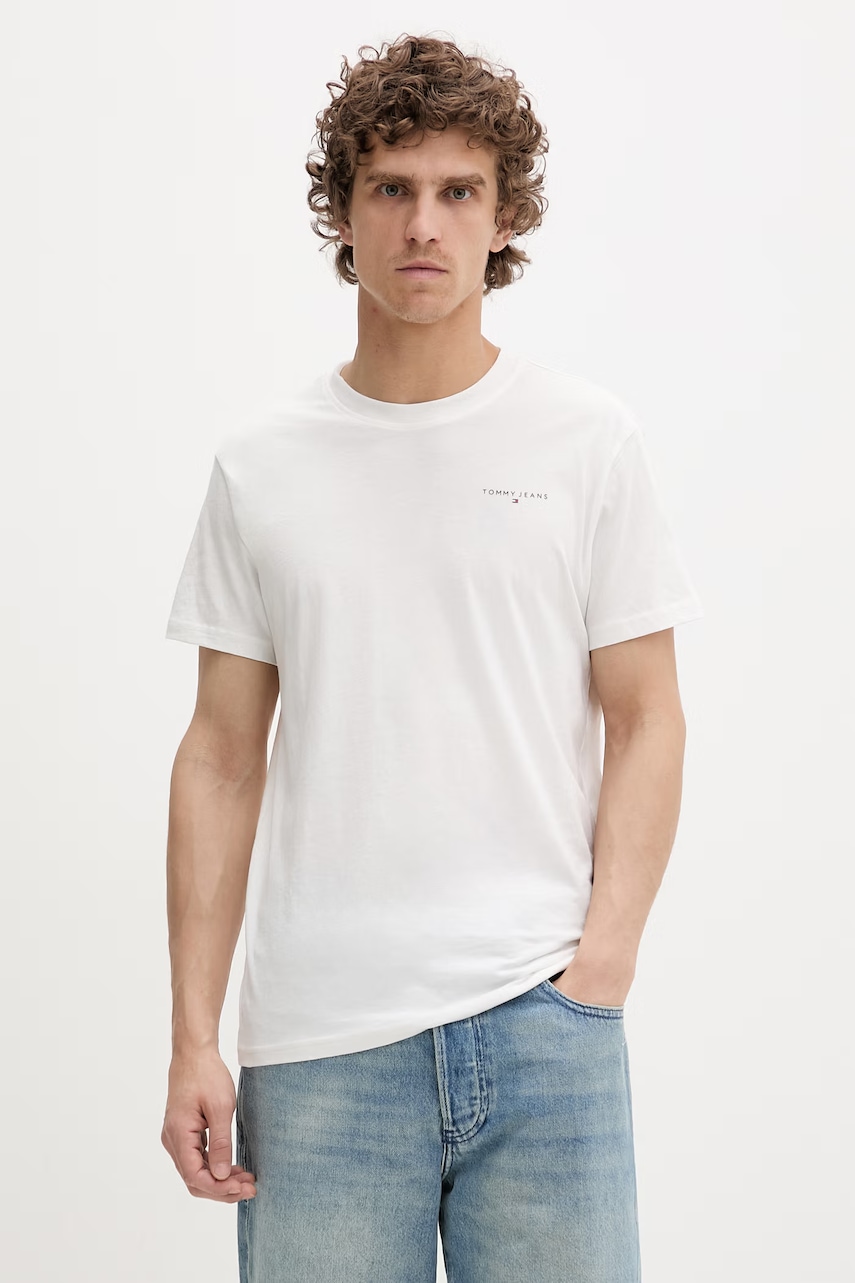Tommy Jeans T-shirt ανδρικό βαμβακερό 2-pack