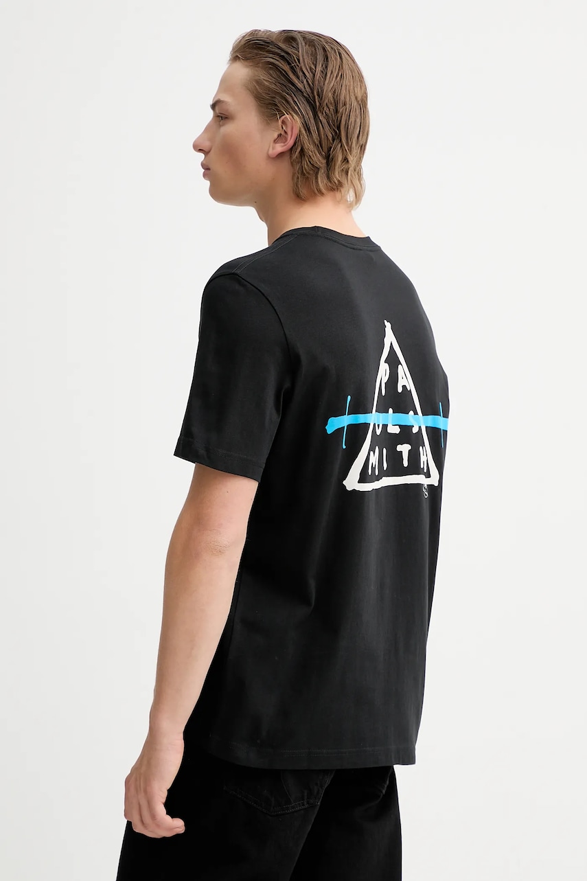 PS Paul Smith tricou din bumbac culoarea negru, modelator, M2R-011R-VP5619