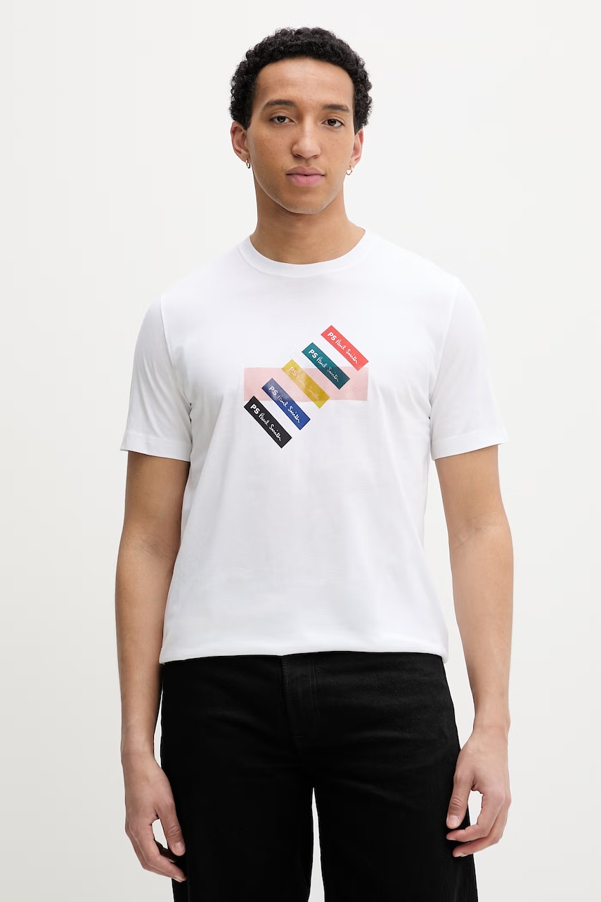 PS Paul Smith Ανδρικό T-shirt βαμβακερό