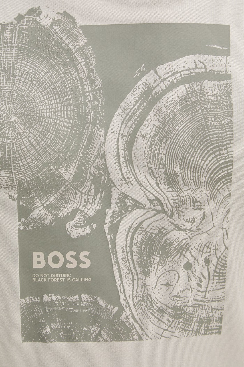 Bavlněné tričko BOSS Orange Te_Imprint (obrázek 5)