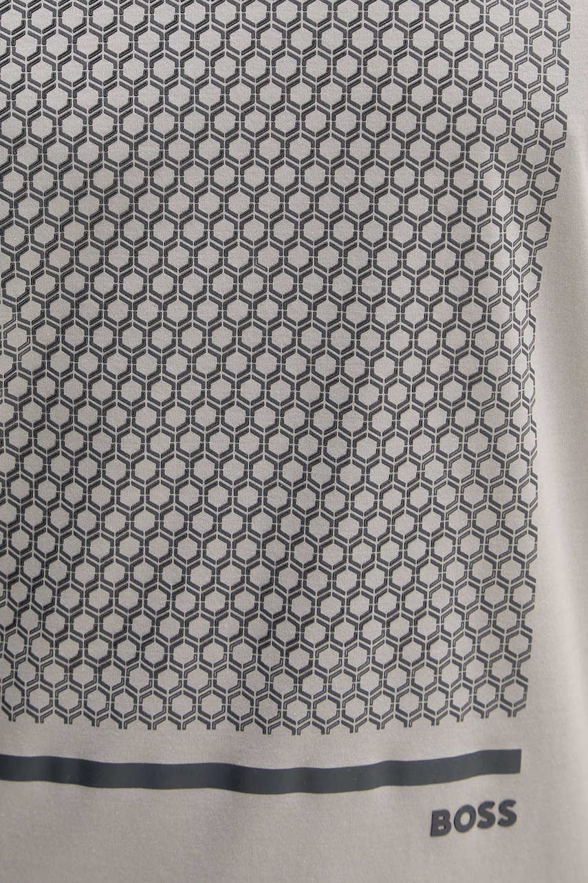 Bavlněné tričko BOSS Green TS_Tour Print (obrázek 5)