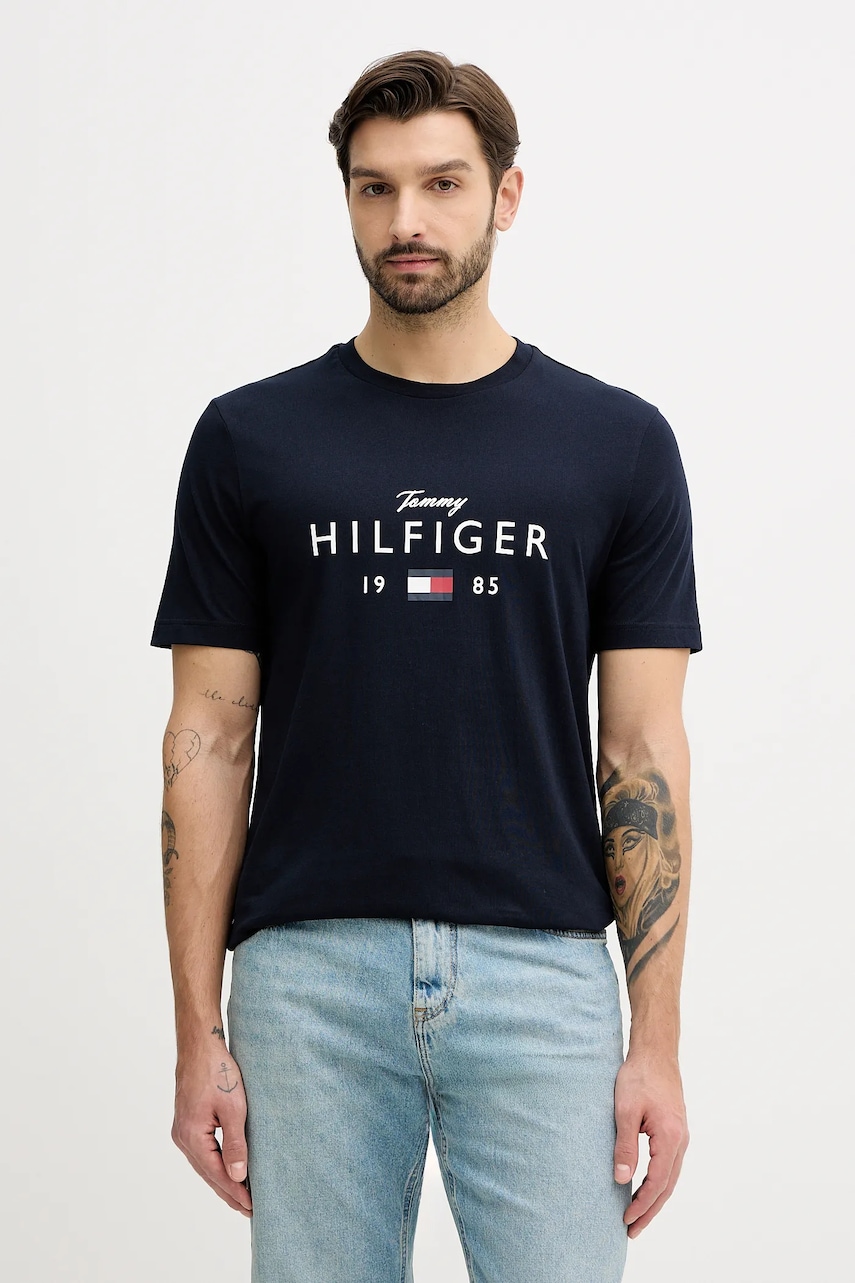 Βαμβακερό μπλουζάκι Tommy Hilfiger