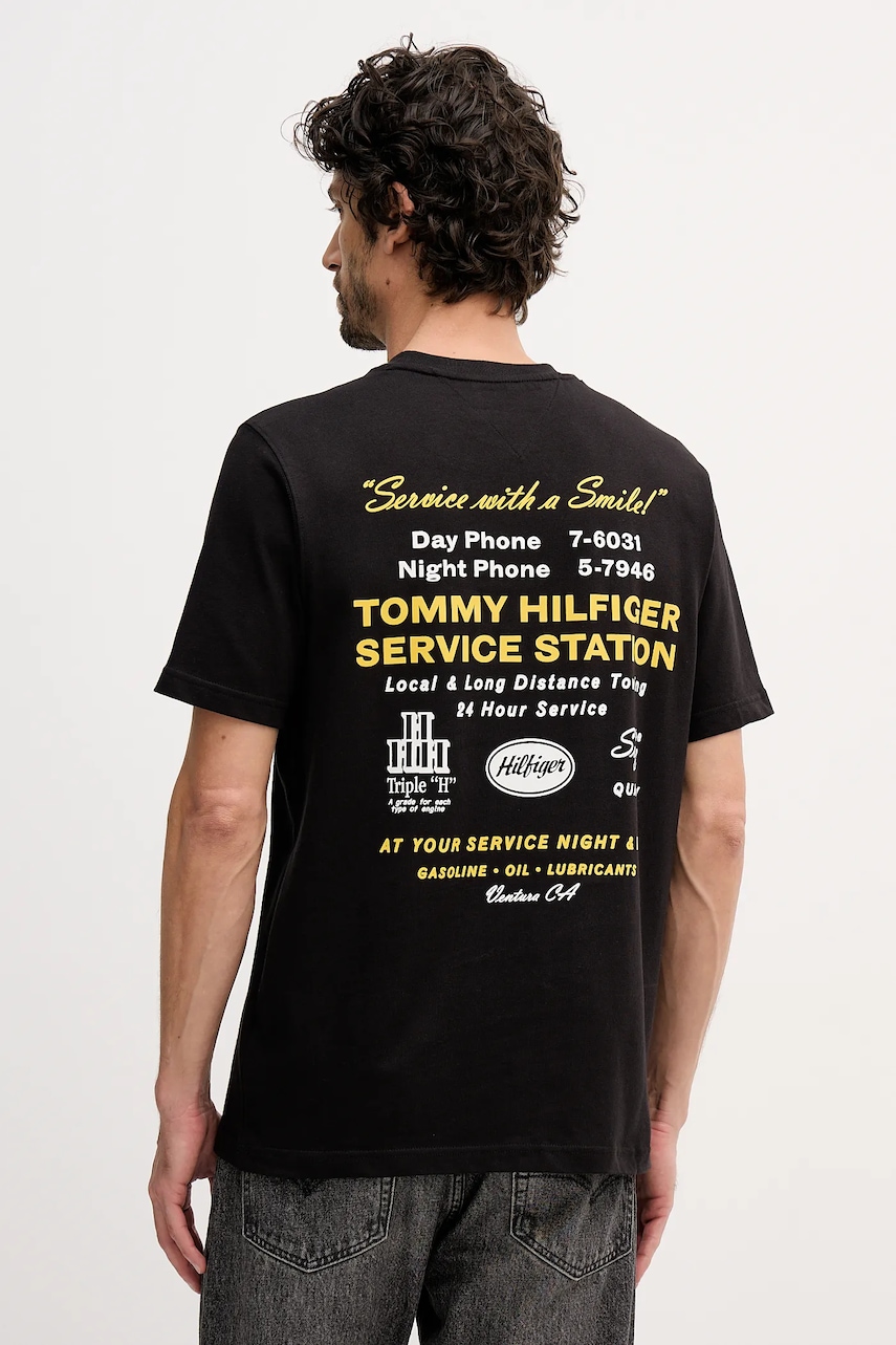 Βαμβακερό μπλουζάκι Tommy Hilfiger