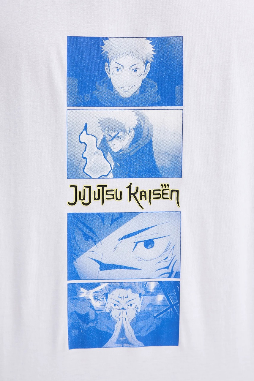 Βαμβακερό μπλουζάκι Hugo Blue HUGO x Jujutsu Kaisen φωτογραφία