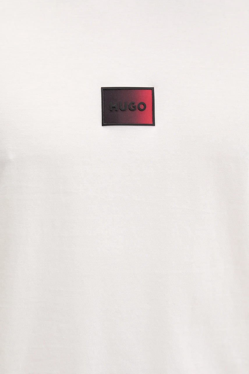 Bavlněné tričko HUGO Danotie