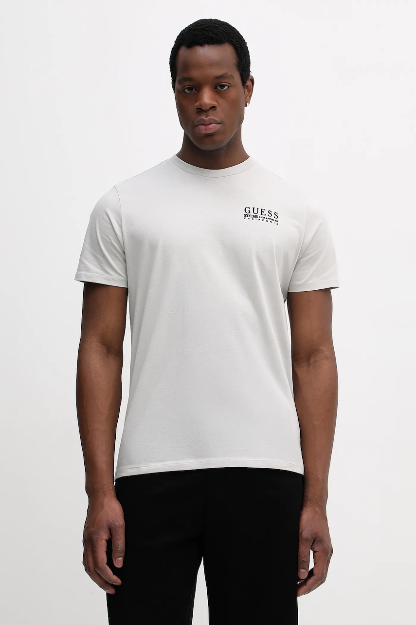 Βαμβακερό μπλουζάκι Guess