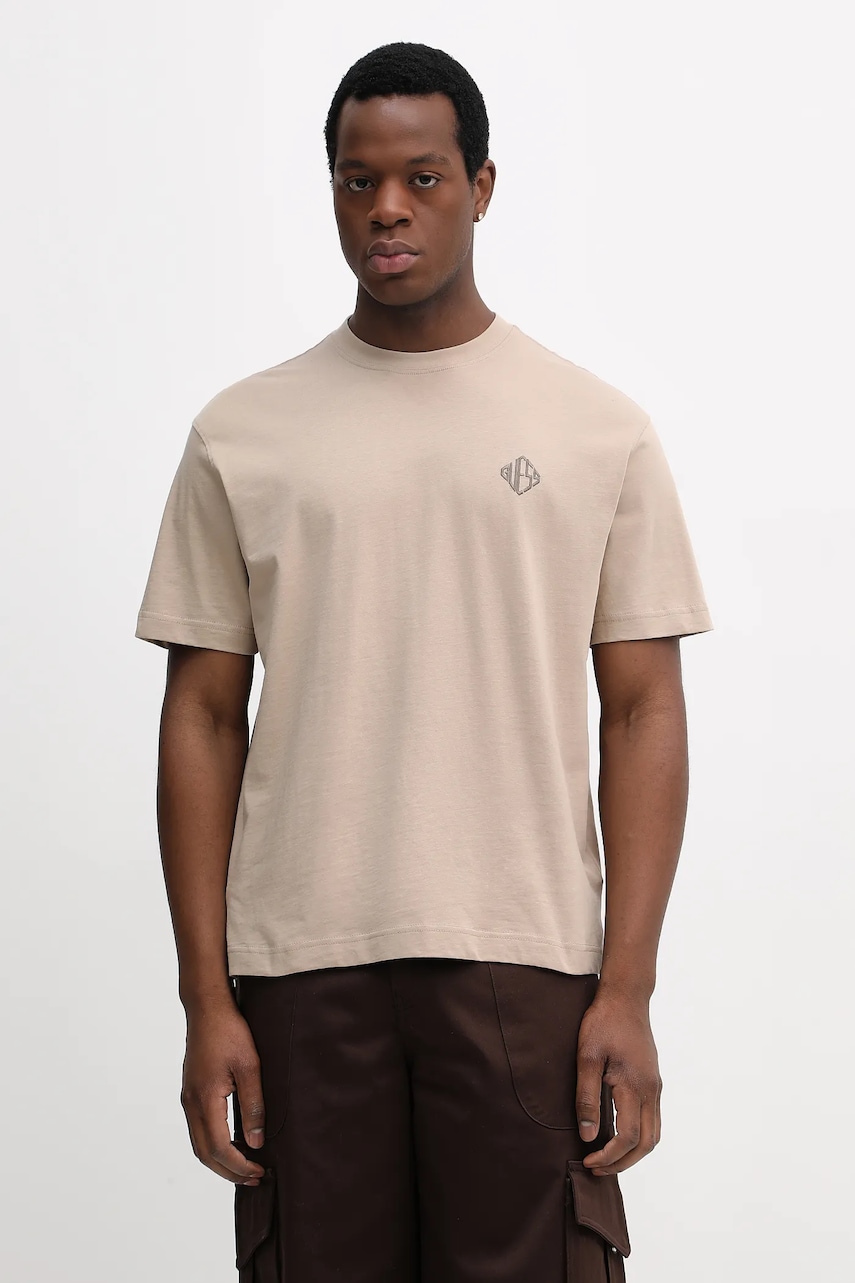 Βαμβακερό μπλουζάκι Guess