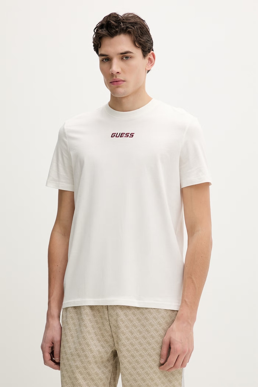 Guess tricou din bumbac COCHISE