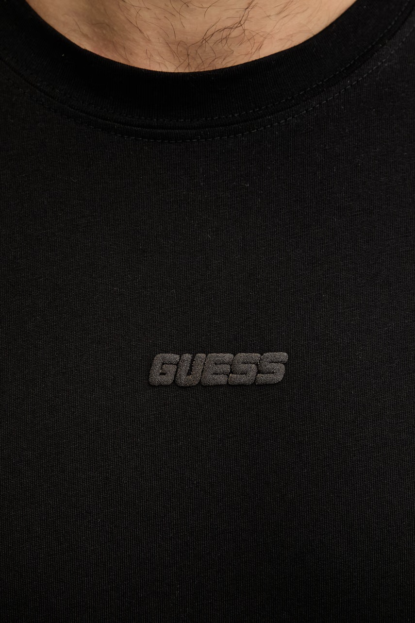 Bavlněné tričko Guess GIANO (obrázek 5)
