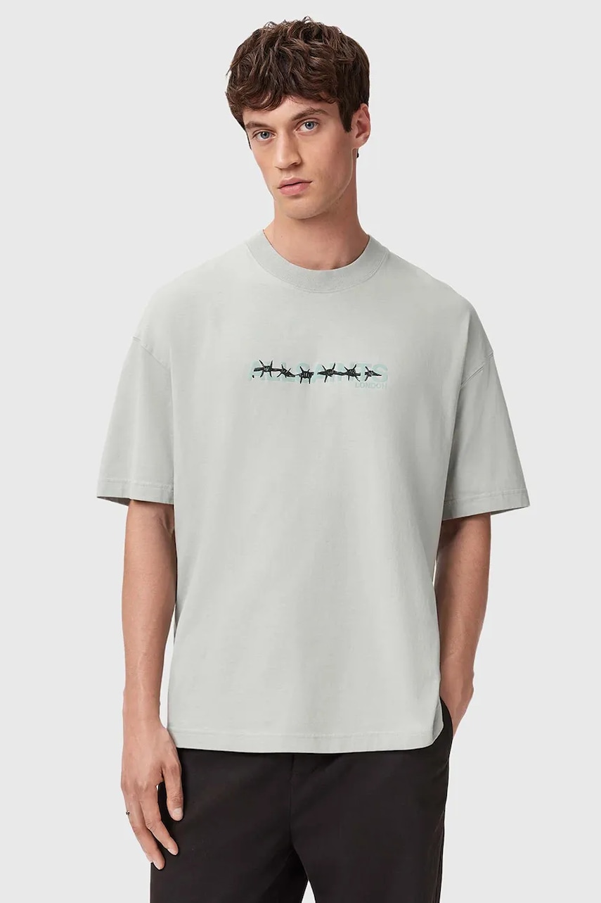 Βαμβακερό μπλουζάκι AllSaints