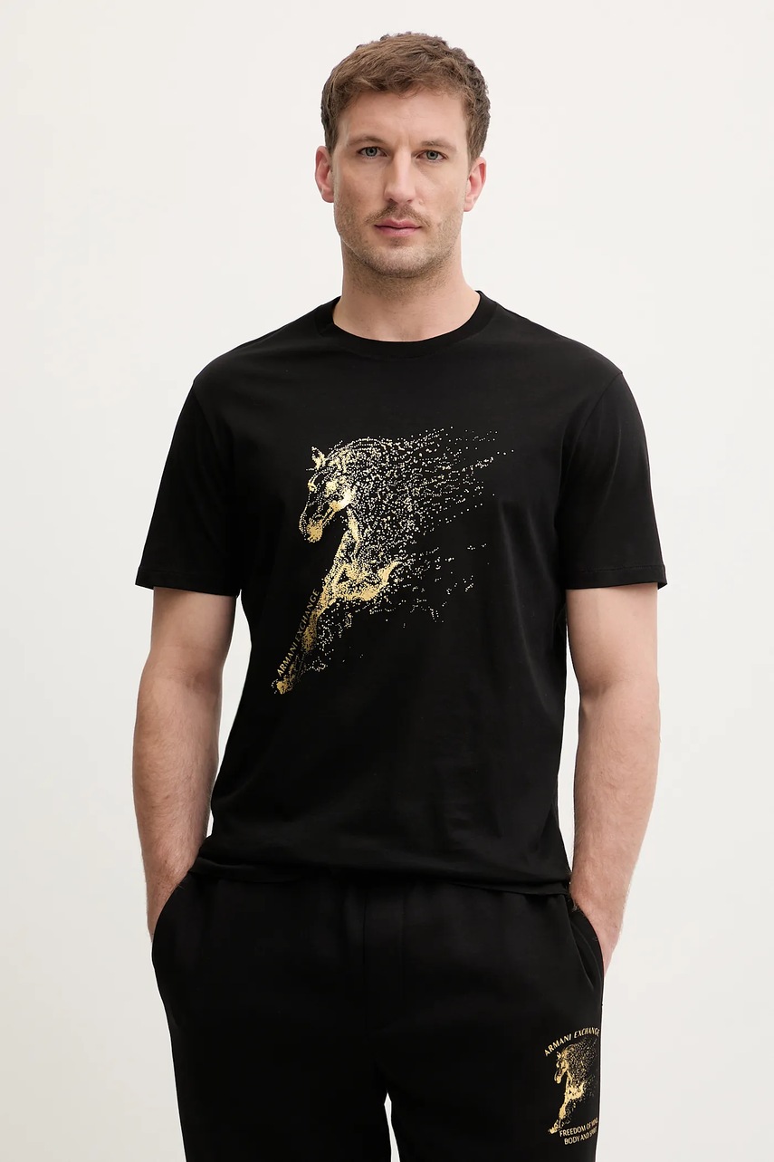 Armani Exchange tricou din bumbac