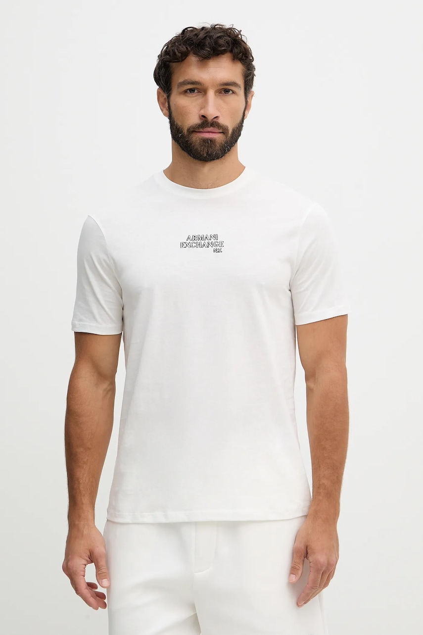 Armani Exchange tricou din bumbac