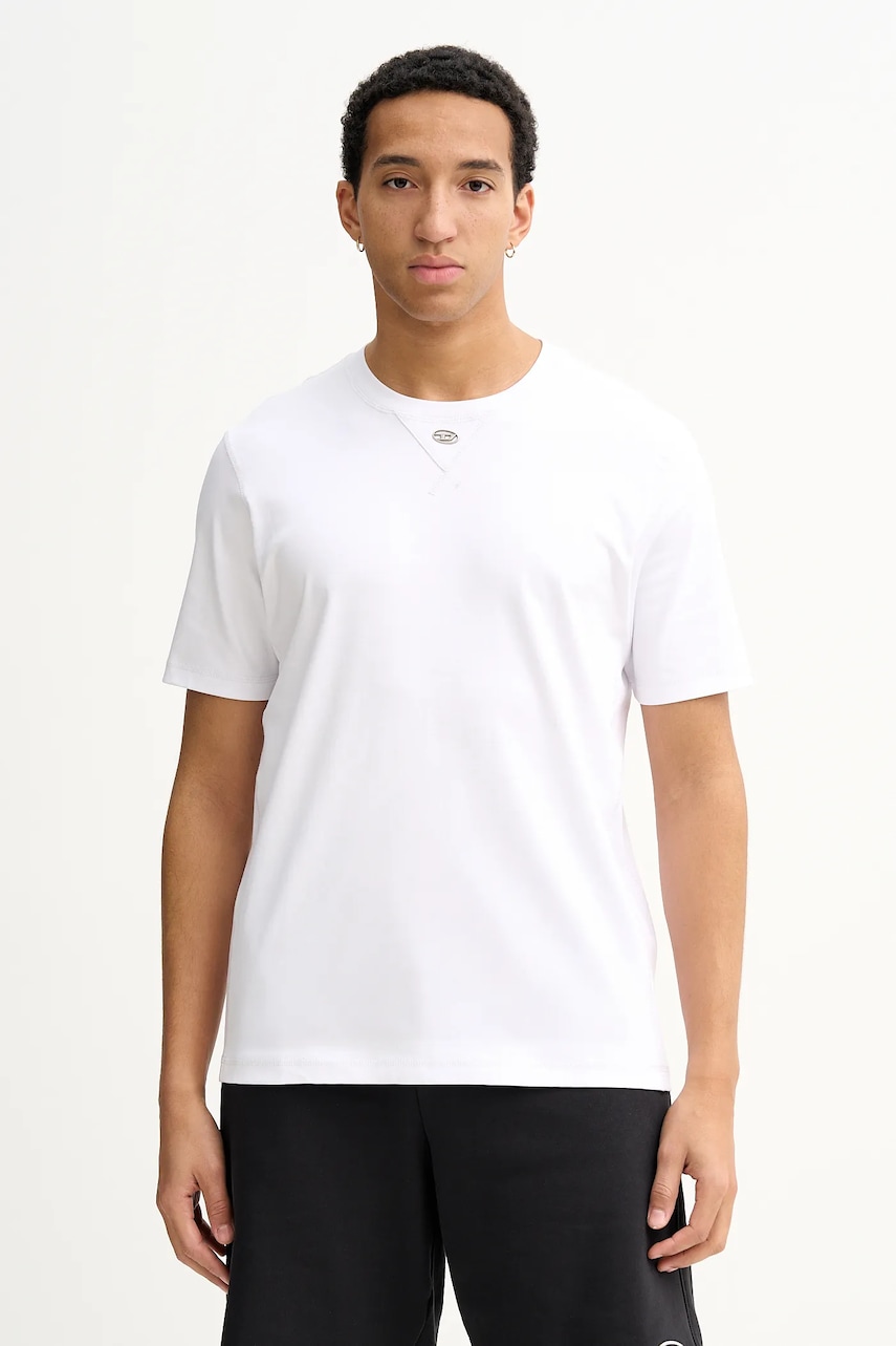 Diesel tricou T-MADJUST-TR culoarea alb, uni, A19963.0AIJU