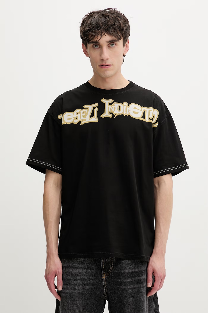 Diesel T-shirt Ανδρικό βαμβακερό T-BOXT-V3