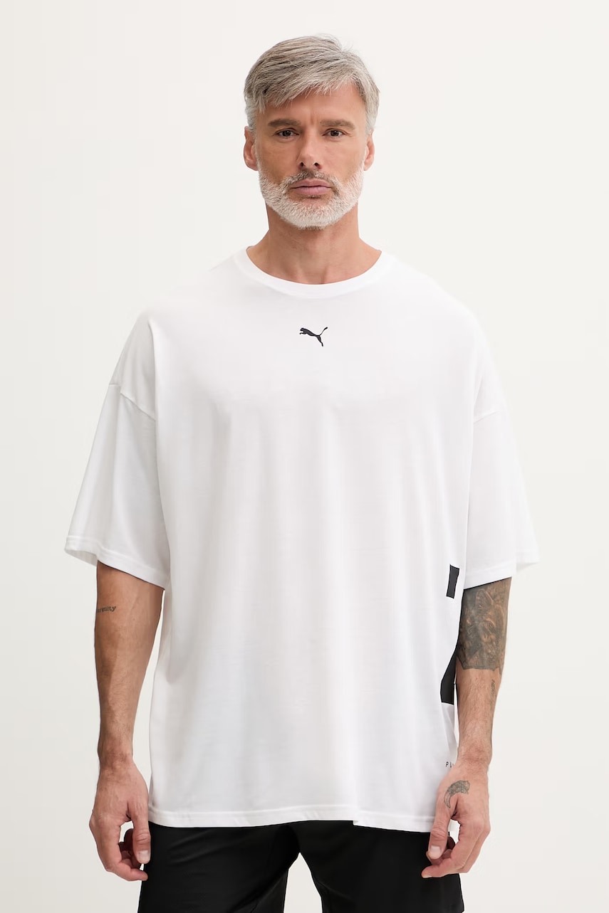 Puma T-shirt ανδρικό με βαμβάκι GRAPHIC OVERSIZED
